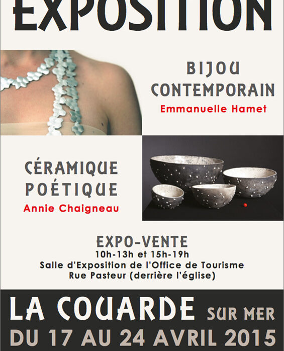 Expo/Vente à la Couarde sur mer du 17 au 24 avril 2015